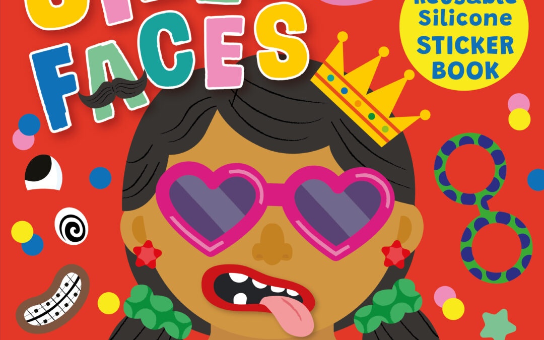Silly Faces Silicone Sticker Book