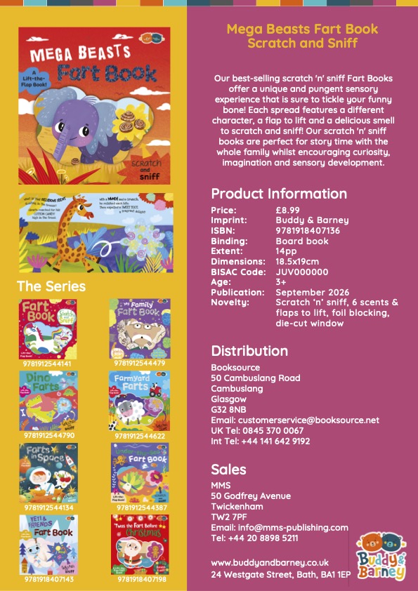 Mega Beasts Fart Book AI